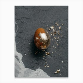 Easter Egg On A Table Canvas Print
