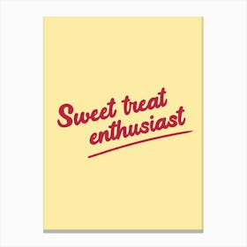 Sweet Treat Enthusiast Leinwandbild