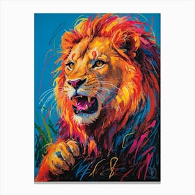 Lion Photo 1 Canvas Print