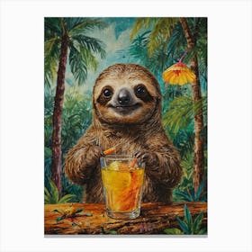 Sloth 19 Canvas Print