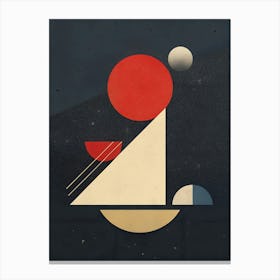 Simple Shapes Canvas Print