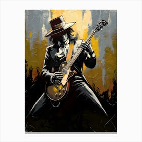 Mysterious Musician Canvas Print