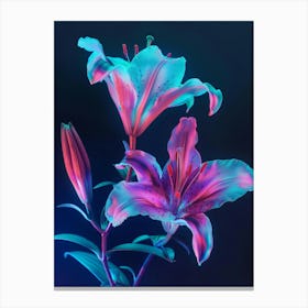 Lily Art Canvas Print