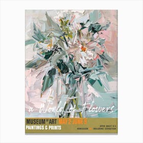 A World Of Flowers, Van Gogh Exhibition Dahlia 2 Canvas Print