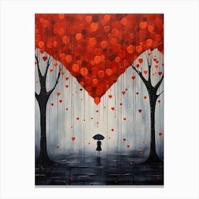 Love Rain 7 Canvas Print