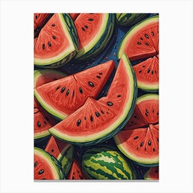 Watermelon no1 Canvas Print