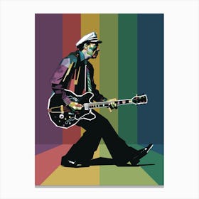 Chuck Berry WPAP fanart Canvas Print