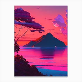 Camiguin Island Sunset Dreamy Landscape Canvas Print