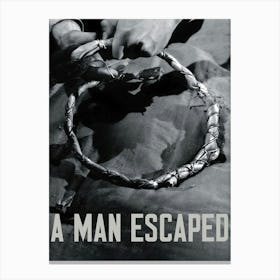 A Man Escaped (1956) Canvas Print