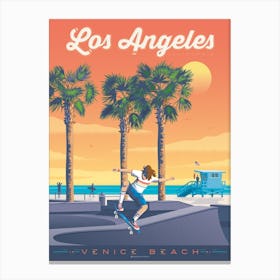 Los Angeles Venice Beach California Canvas Print
