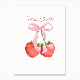 Mon Cher Canvas Print