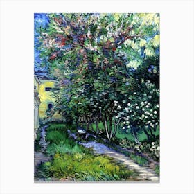 Garden By Person Canvas Print