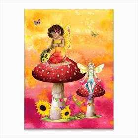 Fairy Mushroom Canvas Print
