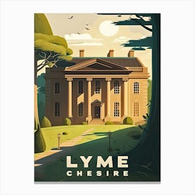 Lyme Chesire Travel Canvas Print