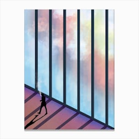 Tall Window Canvas Print