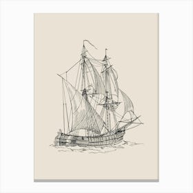 Sailing Ship 1 Canvas Print