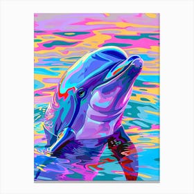 Dolphin Painting 1 Canvas Print