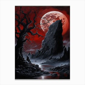 Full Moon Canvas Print