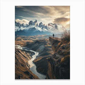 Chilean Landscape Photography Canvas Print