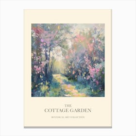 Cottage Garden Poster Wild Garden 10 Canvas Print