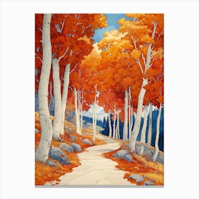 Path Through The Trees Canvas Print