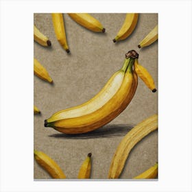 Bananas Canvas Print