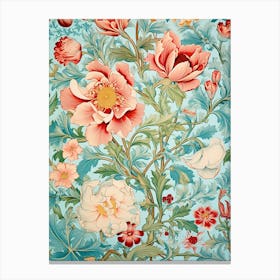 Floral Wallpaper 341 Canvas Print