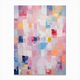 Multicolor Oil Painting Canvas Print