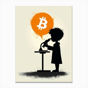 Bitcoin Scientist 1 Canvas Print