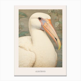 Vintage Bird Drawing Albatross 2 Poster Canvas Print