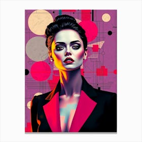 Sexy Woman Portrait Canvas Print