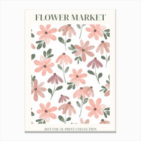 Flower Market Botanical Collection Canvas Print