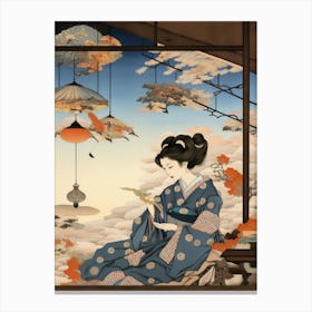 Ukiyo Beauty Japanese Style 14 Canvas Print