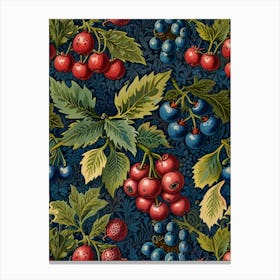 Berry Wallpaper Canvas Print