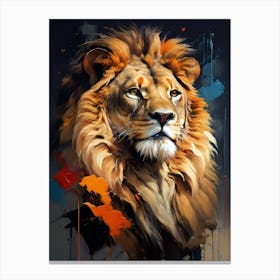 Lion Painting Canvas Print