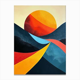 Sunset in Mexico Canvas Print