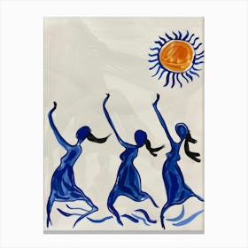 Dancers In The Sun Canvas Print