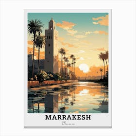 Marrakech Morocco Travel Canvas Print