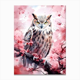 Eagle Owl bird Canvas Print