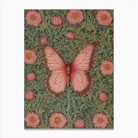 Pink Butterfly 2 Canvas Print