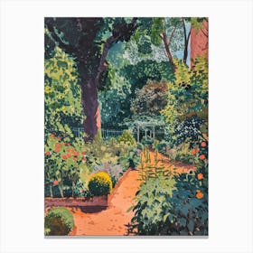Chelsea Physic Garden London Parks Garden 6 Painting Canvas Print
