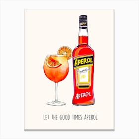 Aperol Spritz Canvas Print