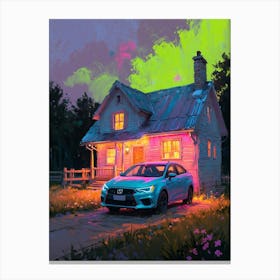 Honda Civic Ii Canvas Print