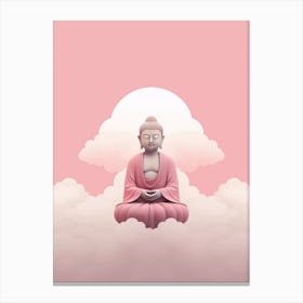 Buddha In The Clouds Canvas Print