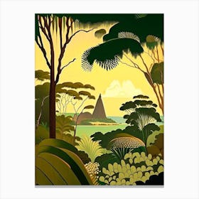 Nosy Be Madagascar Rousseau Inspired Tropical Destination Canvas Print