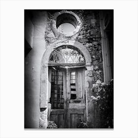 Old Broken door in Rethymnon // Crete // Travel Photography Canvas Print