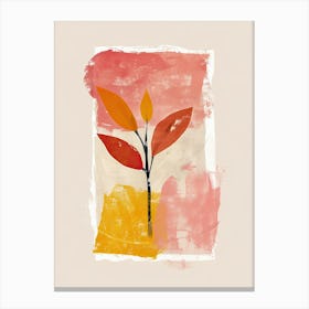 Autumn Leaves, Boho, Minimalism Canvas Print