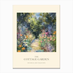 Cottage Garden Poster English Oasis 2 Canvas Print