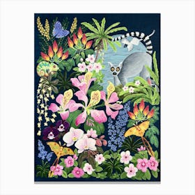 Abundant Floral: Madagascar Canvas Print