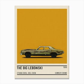 The Big Lebowski Car Canvas Print